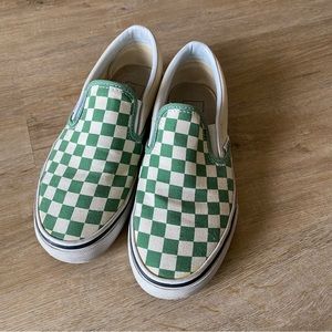 checkered vans